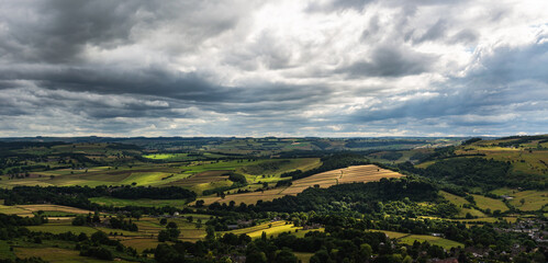 National Park Peak District in England, Curbar Edge 2022.