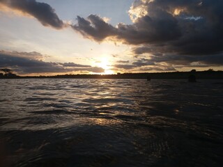 Obraz premium sunset over the sea