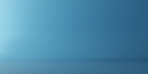 Blank Wall for mockup, empty Blue Aesthetic background. © Mr.PJ