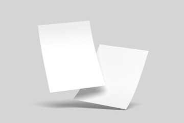 A4 Flyer Brochure Mockup