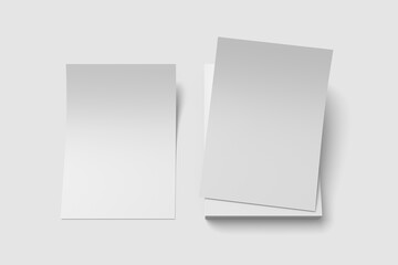 A4 Flyer Brochure Mockup