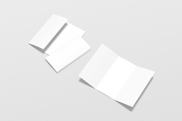 A4 Trifold Brochure Mockup