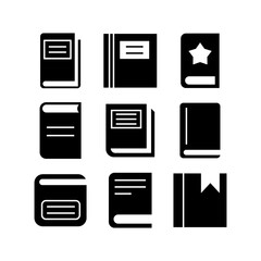 book icon or logo isolated sign symbol vector illustration - high quality black style vector icons

