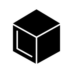 cube icon or logo isolated sign symbol vector illustration - high quality black style vector icons
