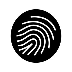 fingerprint icon or logo isolated sign symbol vector illustration - high quality black style vector icons
