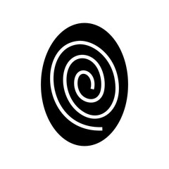 fingerprint icon or logo isolated sign symbol vector illustration - high quality black style vector icons
