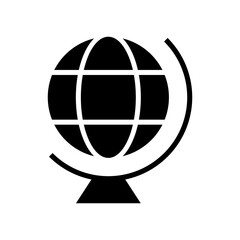 globe icon or logo isolated sign symbol vector illustration - high quality black style vector icons
