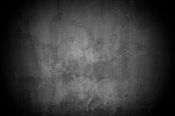 Old wall texture cement dark black gray  background abstract grey color design are light with white gradient background.
