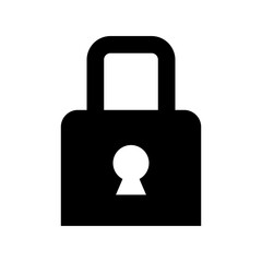 lock icon or logo isolated sign symbol vector illustration - high quality black style vector icons
