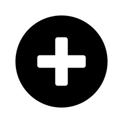 plus icon or logo isolated sign symbol vector illustration - high quality black style vector icons
