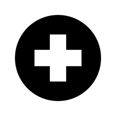 plus icon or logo isolated sign symbol vector illustration - high quality black style vector icons
