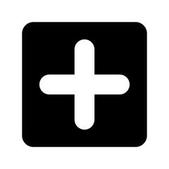 plus icon or logo isolated sign symbol vector illustration - high quality black style vector icons
