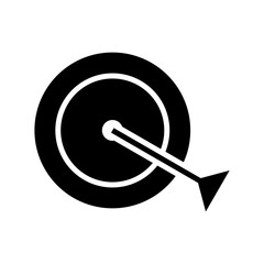 target icon or logo isolated sign symbol vector illustration - high quality black style vector icons
