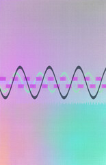 Abstract wavy multicolored background image.