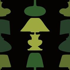 Seamless desk lamp cartoon simple pattern for clothes print and wrapping paper and shops and kids and accessories