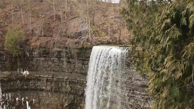 Video of tews falls in hamilton Ontario Canada