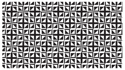Fototapeta premium geometric pattern design in black and white, the elements used are triangles and rectangles