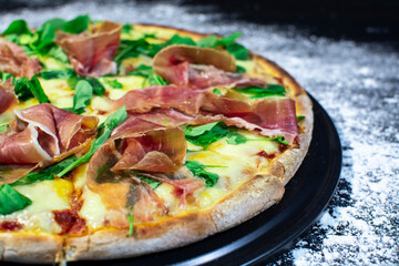 pizza on a plate