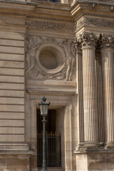 detail of the facade of the cathedral of st mary