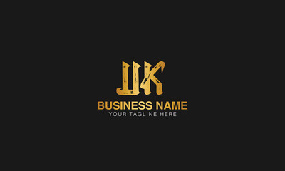 UK initial logo | initial based abstract modern minimal creative logo, vector template image. luxury logotype logo, real estate homie logo. typography logo. initials logo.