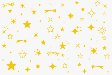 seamless background with stars