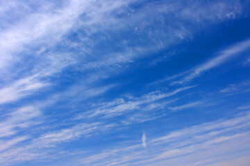 Fototapeta na wymiar Beautiful blue sky and clouds background