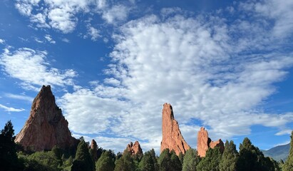 Garden of gods rocks