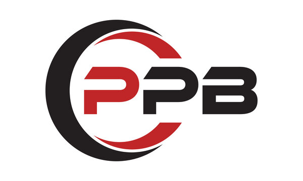 PPB swoosh three letter logo design vector template | monogram logo | abstract logo | wordmark logo | letter mark logo | business logo | brand logo | flat logo | minimalist logo | text | word | symbol