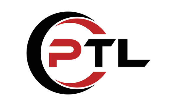 PTL swoosh three letter logo design vector template | monogram logo | abstract logo | wordmark logo | letter mark logo | business logo | brand logo | flat logo | minimalist logo | text | word | symbol