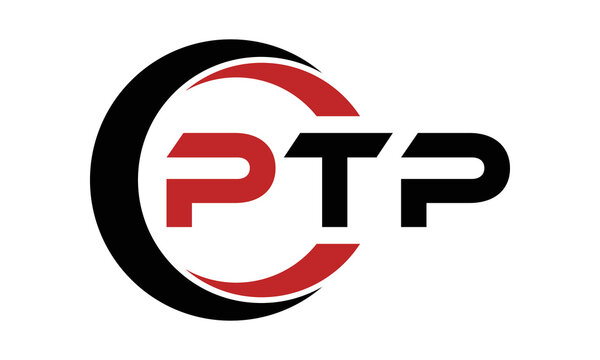 PTP swoosh three letter logo design vector template | monogram logo | abstract logo | wordmark logo | letter mark logo | business logo | brand logo | flat logo | minimalist logo | text | word | symbol