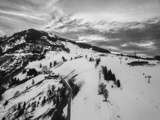 landscape in the mountains