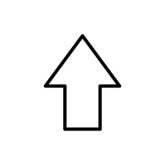 arrow icon vector design template simple and clean