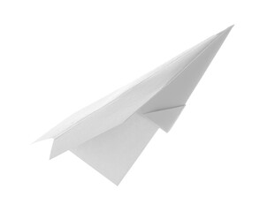 Fototapeta na wymiar Paper plane isolated on white background