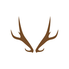 Naklejka premium deer head silhouette
