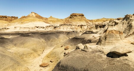 Bisti Badlands rock formation