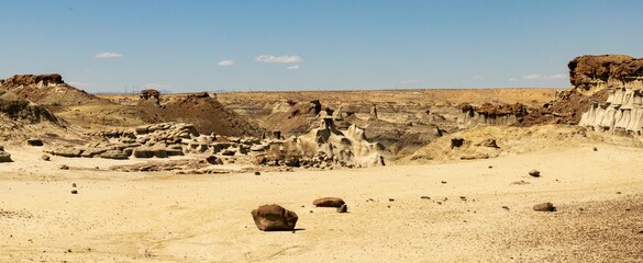 Bisti Badlands rock formation