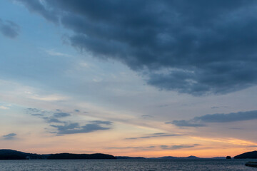 Obraz premium sunset over the sea