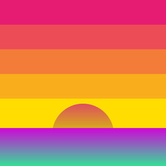 Color Guide Gradient Sunset