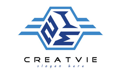 ZIM three letter geometrical wings logo design vector template. wordmark logo | emblem logo | monogram logo | initial letter logo | typography logo | business logo | minimalist logo |