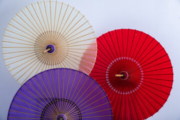 色鮮やかな番傘　Colorful umbrella