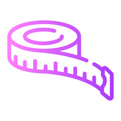 Measure Tape gradient icon