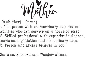 Mother Definition 2a