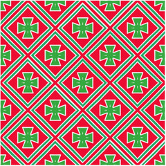 Seamless vector pattern. Background texture in geometric ornamental style.Repeat background.