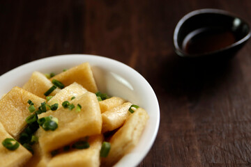 Fried Japanese food on the table
