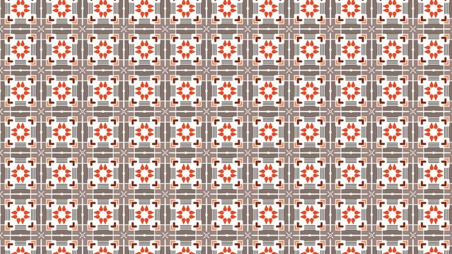 Colorful geometric repeating tile pattern - Slide Shot