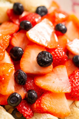 pancake with berries