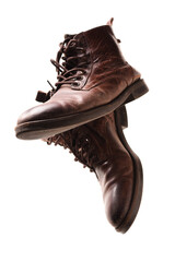 動きのあるブーツの風景