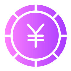 yen gradient icon