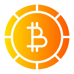 bitcoin gradient icon