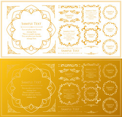 ハロウィンのフレーム。アンティークなデザイン。装飾デザイン。